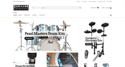 Desktop Screenshot of drumwarehouselondon.com