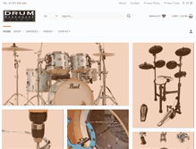 Tablet Screenshot of drumwarehouselondon.com